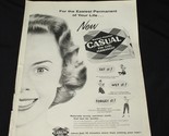 Vintage Print Ad Casual Pin Curl Permanent 1955 Seventeen Magazine - €5,89 EUR