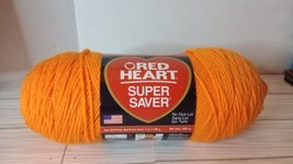 RED HEART Super Saver yarn PUMPKIN 364 Yards  - $7.91