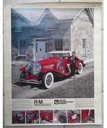 1929 Dusenberg United Technologies Inmont Vintage 1982 Poster 26*21 Inch... - €42,98 EUR