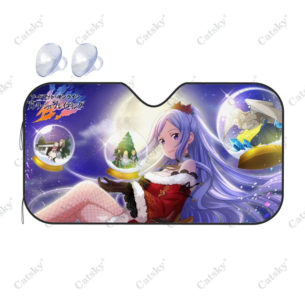 Universal Car Windshield ,Sword Art Online    Shield Protector Foldable   Covers - £69.45 GBP