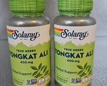 2x SolarayTongkat Ali 400 mg 60 VegCaps (120 Total) EXP 1/27 - £17.63 GBP