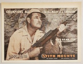 1947 Print Ad Stith Bear Cub Rifle Scopes Mounts San Antonio,Texas - $8.89