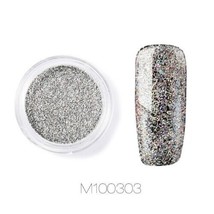 Rosalind Nails Glitter Powder - Nail Decorations - Sparkling - *SILVER* - $2.00