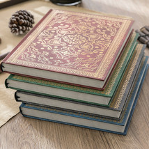 B5 Vintage Hard Card Cover Journals Notebook Lined Paper Writing Diary 260 Pages - £30.46 GBP