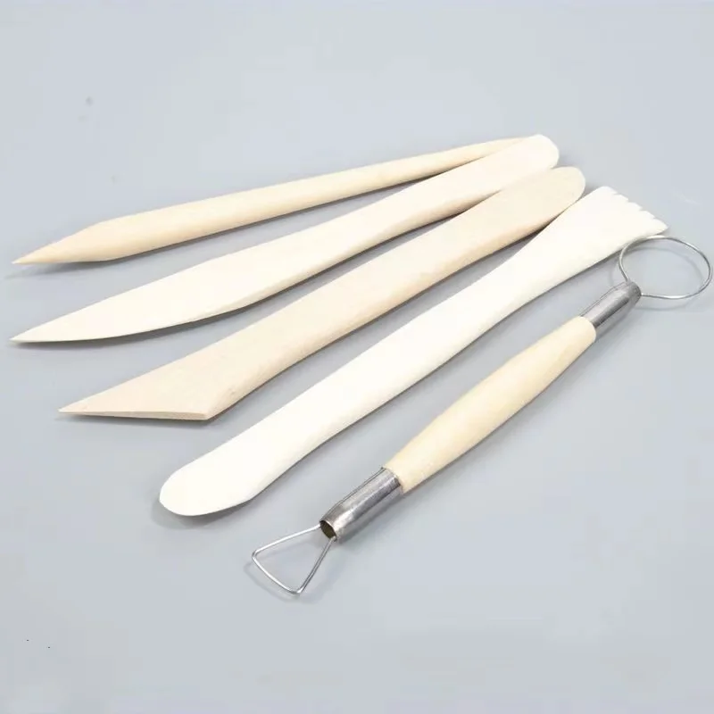 23PCS Art DIY Clay Tool cold potcelain polymer Clays molds Sculpting Car... - $5.34