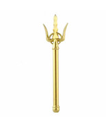  Gold Trident Weapon For Army Knight Soldier Minifigure Toys - $4.64