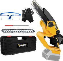 Mini Chainsaw for DeWalt 20V Max Battery, 6 Inch Cordless Chain, Tree Trimming - £21.23 GBP