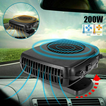 24V Auto Truck Portable Ceramic Heater Cooler Dryer Fan Defroster Demister 200W - £21.68 GBP