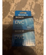 2 Pack - Genuine Sony Mini DV Digital Video Cassette DVC 60 Min Premium - NEW!