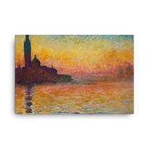 Claude Monet San Giorgio Maggiore at Dusk, 1908 Canvas Print - £77.58 GBP+