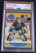 1990 Pro Set #638 Curtis Joseph RC St. Louis Blues Hockey Card PSA 10 Gem Mint - £37.02 GBP