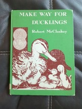 Make Way for Ducklings Hardcover By McCloskey, Robert 14th Vintage Printing 1956 - £11.36 GBP