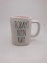 Rae Dunn “Today&#39;s Been Ruff&quot; Coffee Mug White Cup By Magenta Artisan Collection - £11.07 GBP