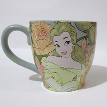 Disney Beauty And Beast Mug Enchanted Beauty Belle Pastel Colors Flowers - £18.24 GBP