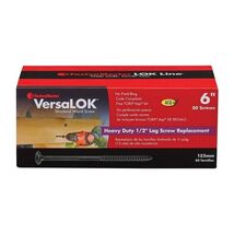 VersaLok 6″ Structural Flathead Structural Wood Screw by Fastenmaster (5... - $86.04