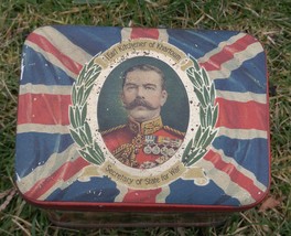  Rare c1914 War Souvenir Ridgways Tea Tin Patriotic From The Great War - £87.10 GBP