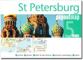 St. Petersburg Popout Map - $8.34
