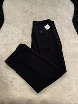 New Cabelas Casuals Womens Black Wrinkle Free Teflon Chino Straight Pants Sz 18R - £14.80 GBP