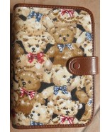 womens fashion day planner/pocketbook  teddy bears soft cover new - $24.53 CAD
