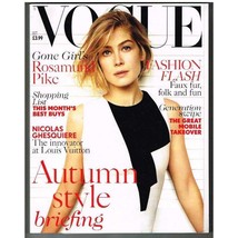 Vogue Magazine October 2014 mbox 2556 Gone Girl&#39;s Rosamund Pike - £6.96 GBP