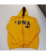 Colosseum Men's Yellow Full Zip Iowa Hawkeyes Drawstring Hoodie Jacket S... - $22.76