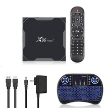 VONTAR X96 max plus Android 9.0 TV Box EU Plug 4G64G I8 Backlit key - $107.99