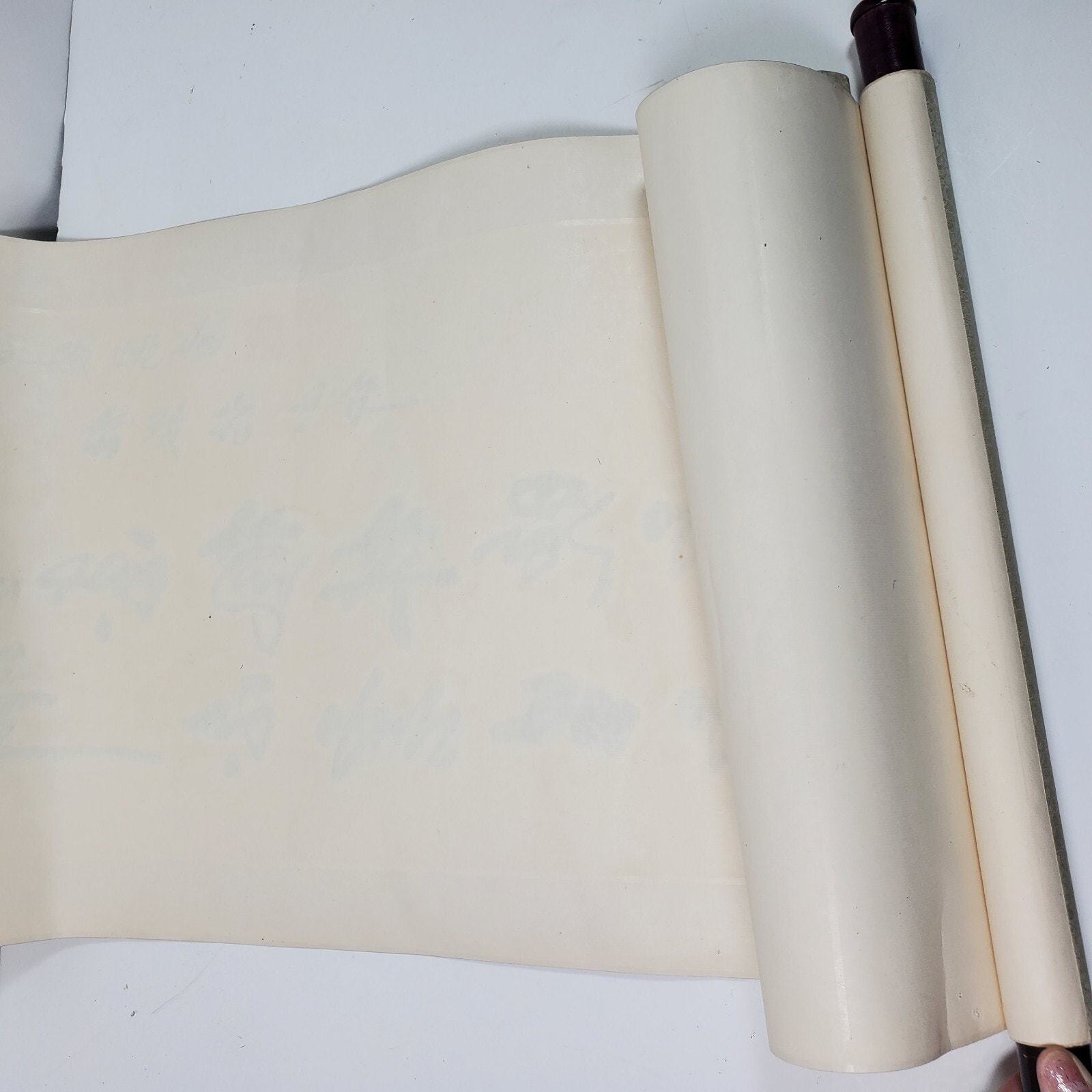 Vintage Japanese ART Scroll Poem Hand Painted Print Item image 10