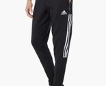 Men&#39;s Adidas Tiro Sweatpants Pants Sweats GM7336 Black White Tapered Tra... - $32.71