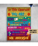 Back To School In This Classroom You Are Kind Smart And Brave Amazing Im... - £12.59 GBP