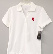 Nike Golf Dri-Fit Oklahoma Sooners OU NCAA Ladies Embroidered Polo S-2XL... - $41.79+