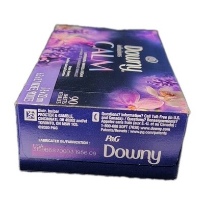 Downy Infusions CALM Dryer Sheets Lavender & Vanilla Bean 90 Count New Sealed  Item image 4