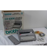 Brother SX-4000 Electronic Typewriter With Cover, Manual, Ribbons *Very ... - $159.99