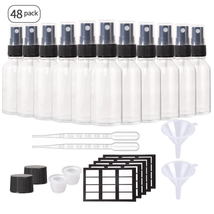 48 Pack Clear Moisturizing Spray Bottles Glass Bottle Empty Travel Perfu... - $50.92