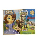 NEW Disney Junior 5 Wood Puzzles Cardinal Industries Brand - $18.54