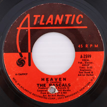 The Rascals – Heaven / Baby I&#39;m Blue - 1969 45 rpm Pittman Pressing A-2599 - £2.84 GBP