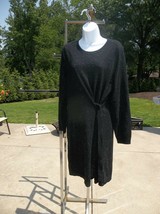 Nwt Talbots Black Fleck Sweater Dress Xl $119 - $35.99