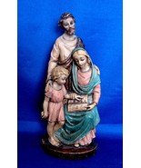 9&quot; Holy Family Statue of Joseph,  Jesus, Mary Mother Hand Painted - £19.65 GBP
