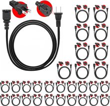 5 Core Premium Extension Cord AC 2 Prong Power Cord Cable 10 foot 30 Pieces - $101.00