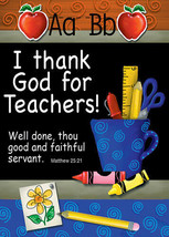 Book Marker, Thank God for Teachers LAMINATED 3-pack plus a free Prayer ... - £10.33 GBP