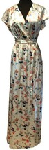 TULAROSA Maxi Adjustable Wrap Dress Bloom NWT Sz XS Short Sleeve Sexy - £61.85 GBP