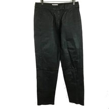 Womens Size 10 10x31 1/2 Bagatelle Black Vintage High Rise Classic Leather Pants - £30.99 GBP