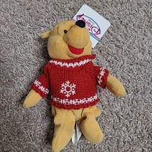 Disney Store Winnie the Pooh Snowflake Sweater Beanbag Beanie NWT NOS - £3.93 GBP