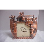 Kenrich Metal Works Collection Copper Color Picture Frame Noahs Ark Anim... - $19.99