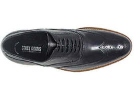 Stacy Adams Men's Dunbar Antiqued Leather Black Wingtip Oxford 25064-001 image 3