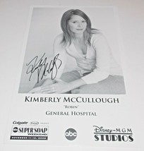 Kimberly McCullough Autograph Reprint Photo 9x6 General Hospital 2006 GH - £7.98 GBP
