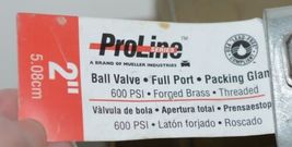 ProLine 107828NL 2 Inch Full Port Forged Brass Ball Valve Threaded image 6
