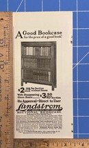 Vintage Print Ad Lundstrom Sectional Bookcase Library Little Falls NY 6.... - £6.13 GBP