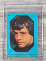1983 Topps Star Wars Sticker Trading Card NM-MT Luke Skywalker Blue #21 ... - $4.46