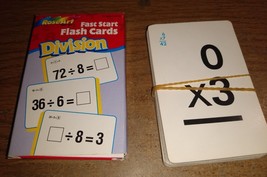 Lot of 2 Decks -Division &amp; Multiplication Flash Cards - Ages 5 to 10 - $2.00