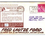 Fred Lautze Ford San Francisco Ca Pubblicità Yellowstone Cromo Cartolina Y9 - £5.60 GBP